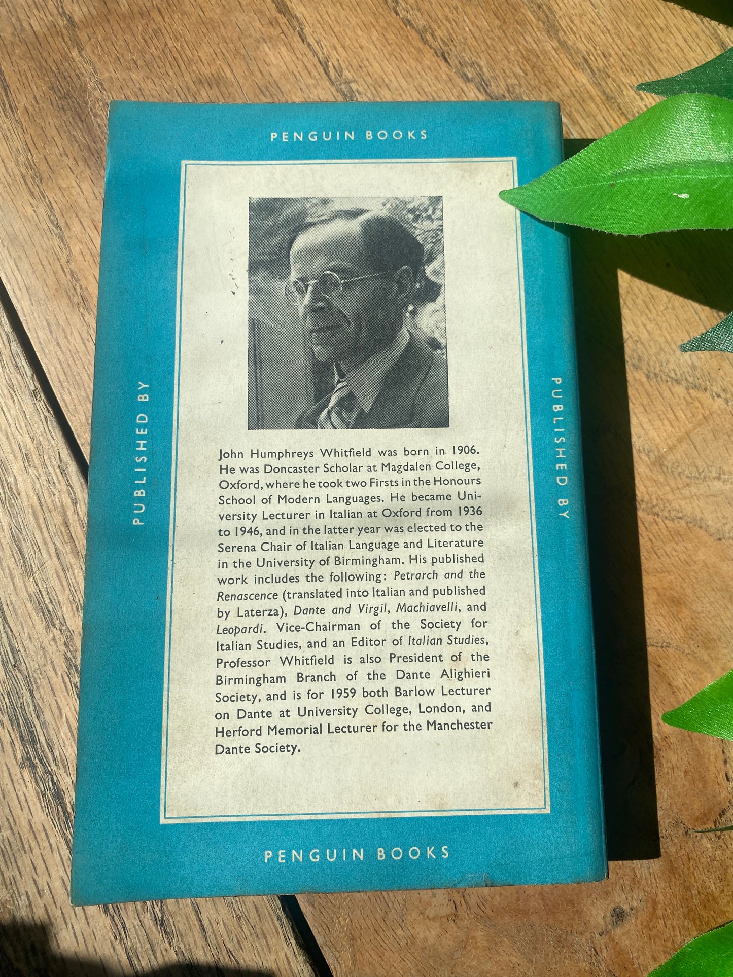 A short history of Italian literature - pelican softcover