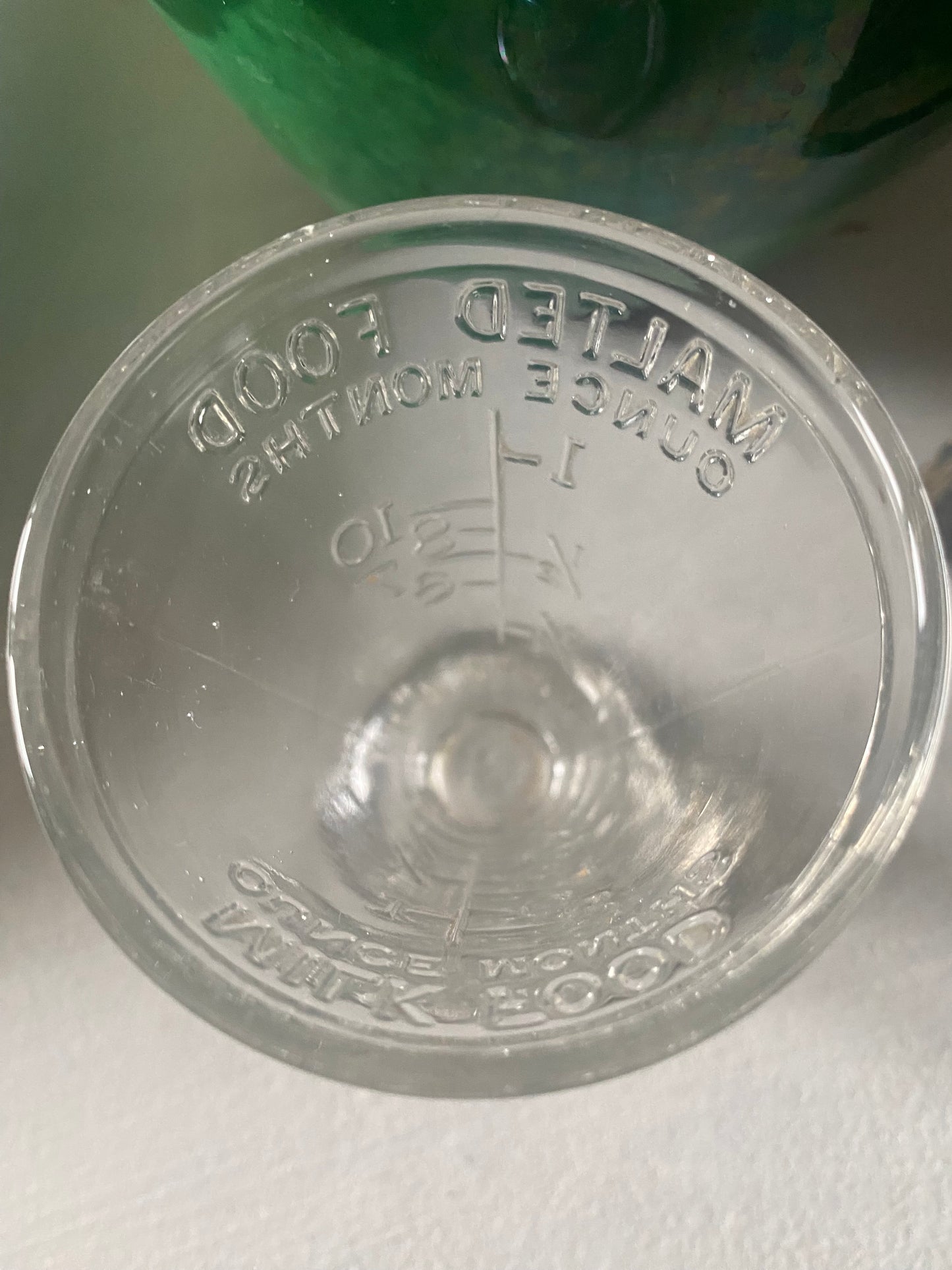 Antique infant milk powder measure