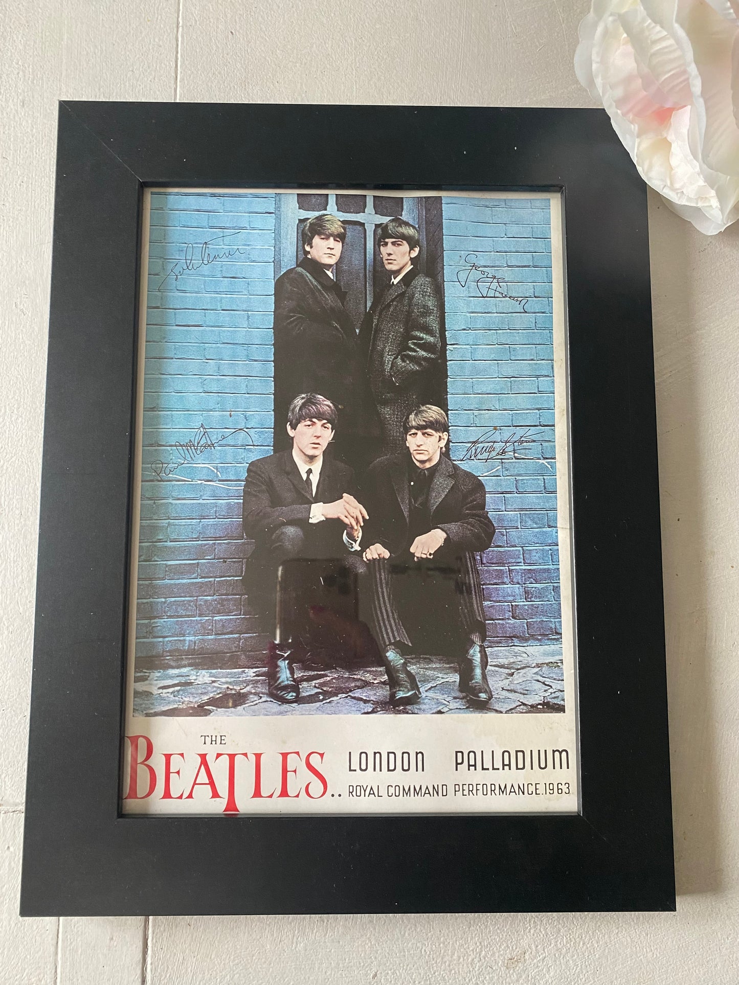 The Beatles London palladium poster 1964
