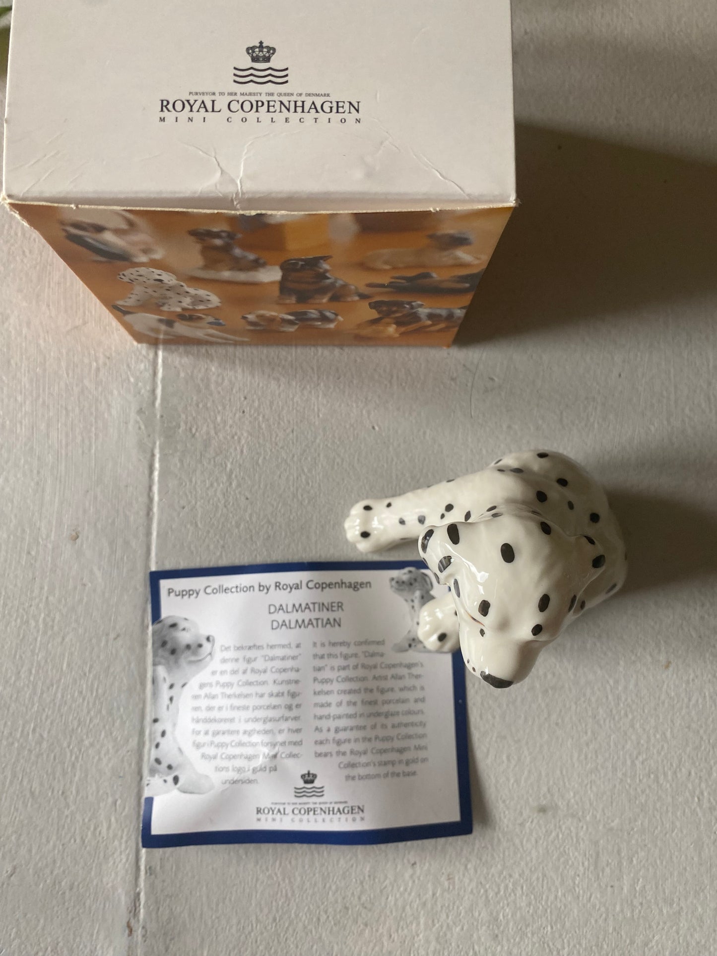 Dalmatian puppy figurine by; Royal Copenhagen