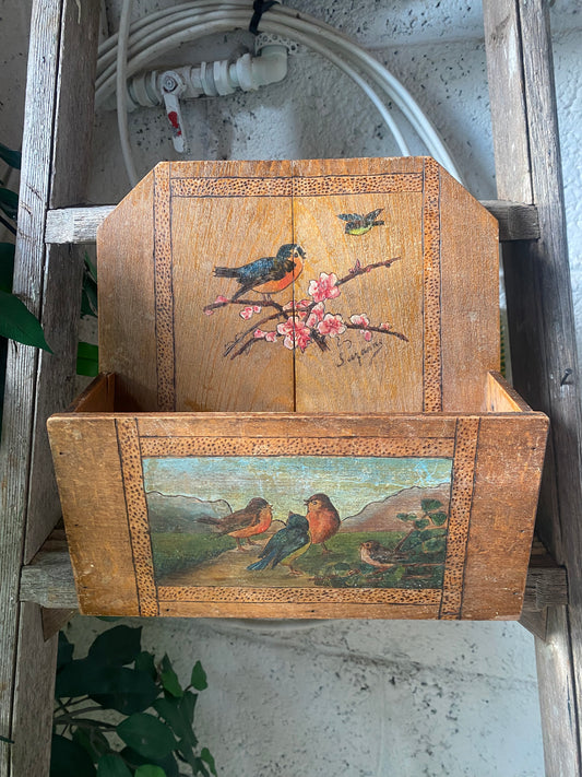 Vintage french letter tray