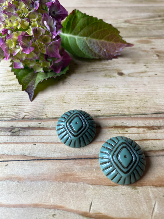 Vintage clip on earrings