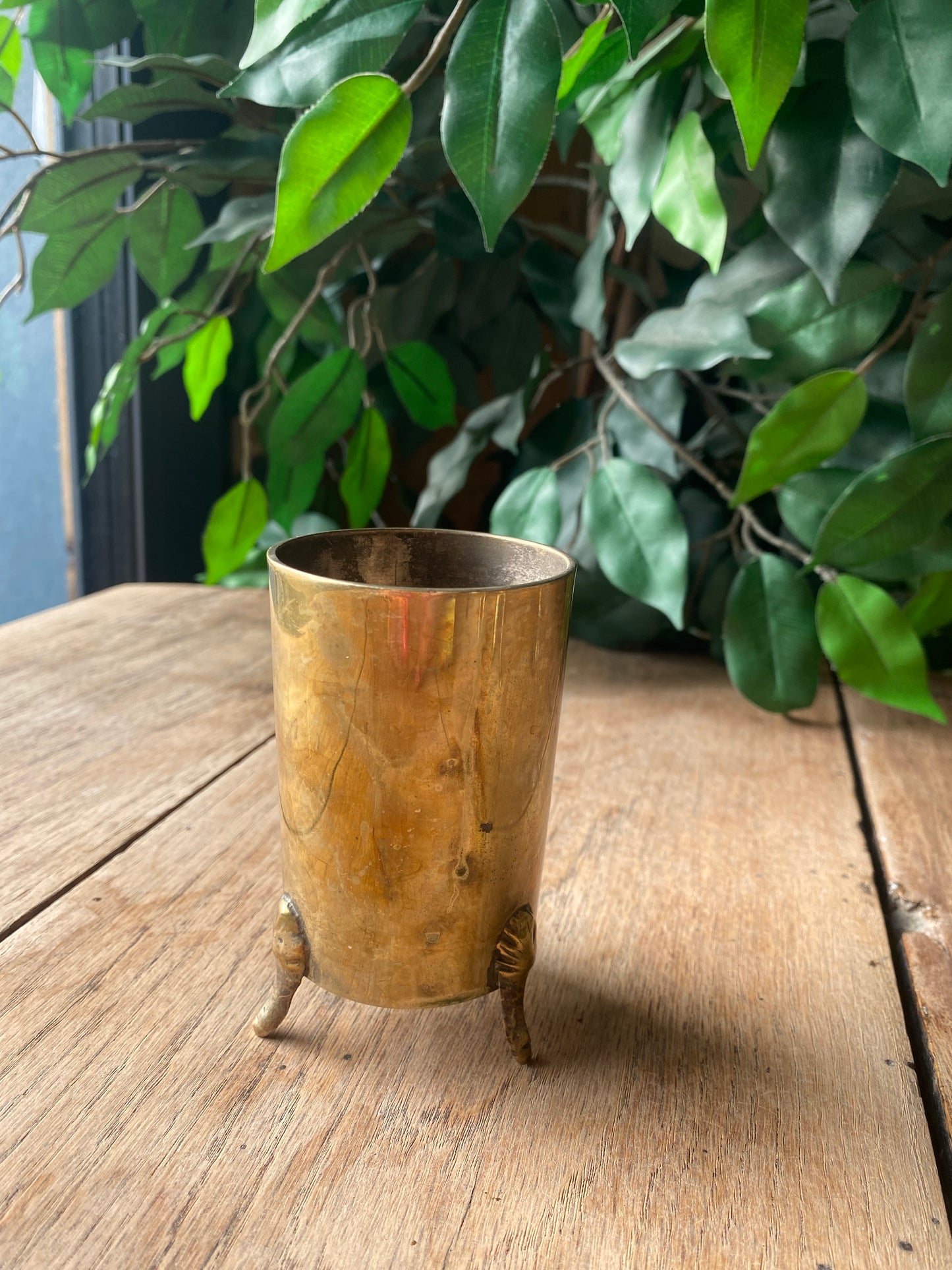 Brass pot