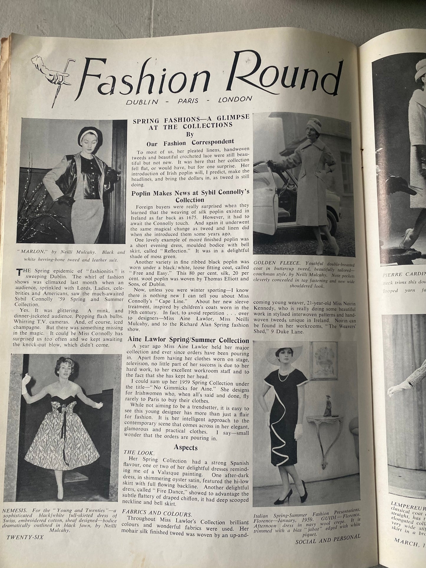 Vintage Irish magazine 1959