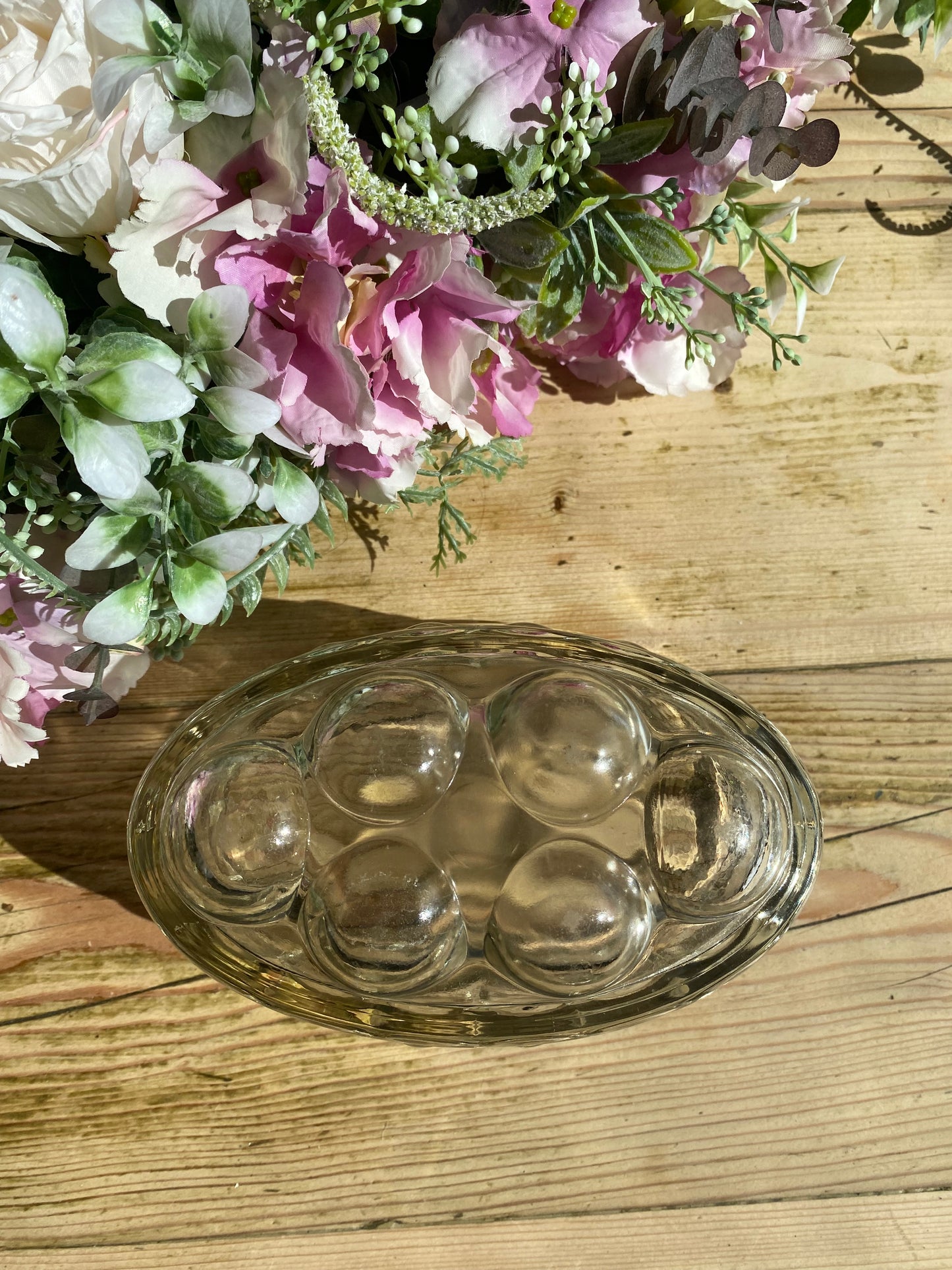 Vintage glass jelly mould