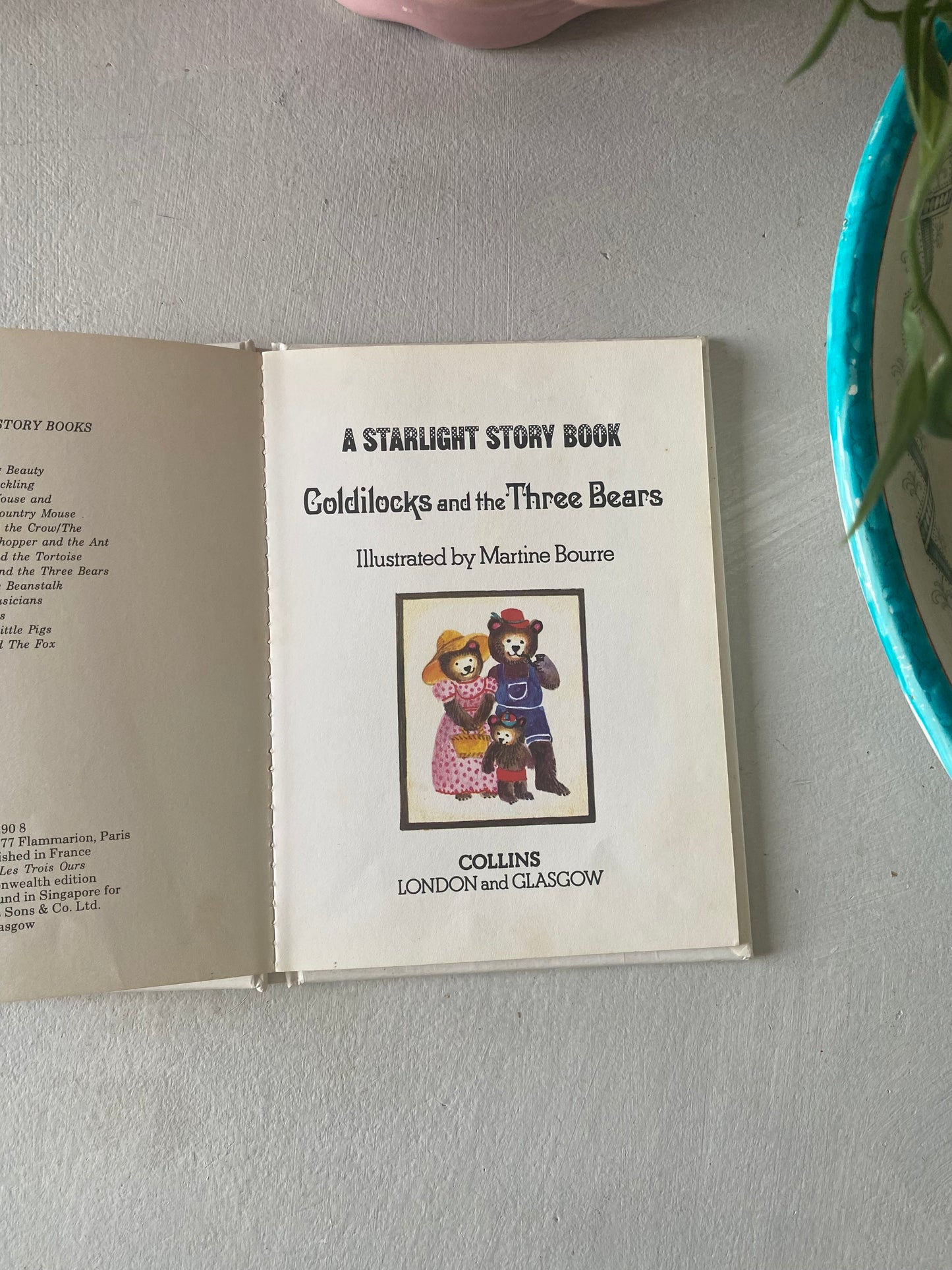 Goldilocks and the three bears