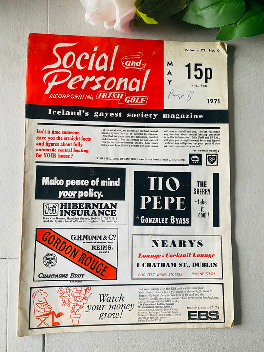 Vintage Irish magazine 1971