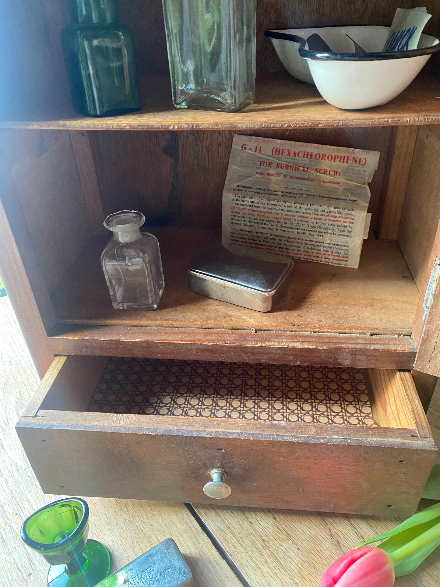 Antique french apocathary cabinet