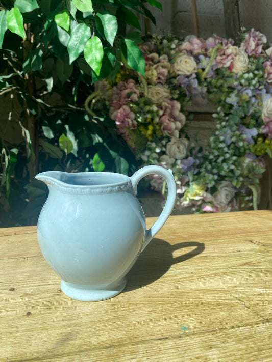 Vintage powder blue creamer