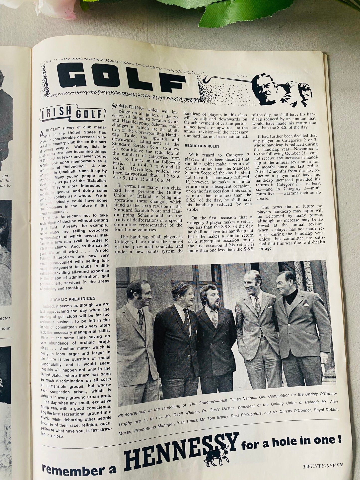 Vintage Irish magazine 1971