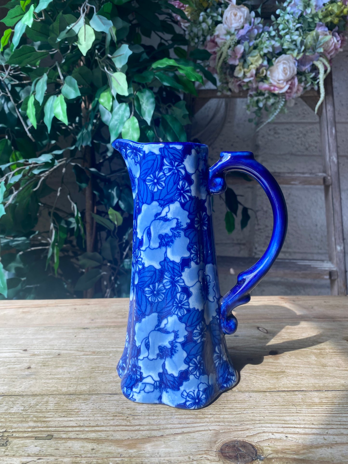 Vintage regency floral jug