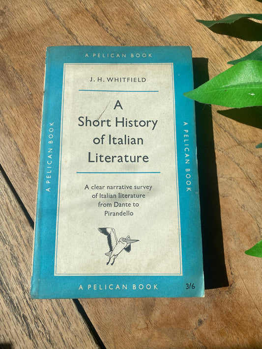 A short history of Italian literature - pelican softcover