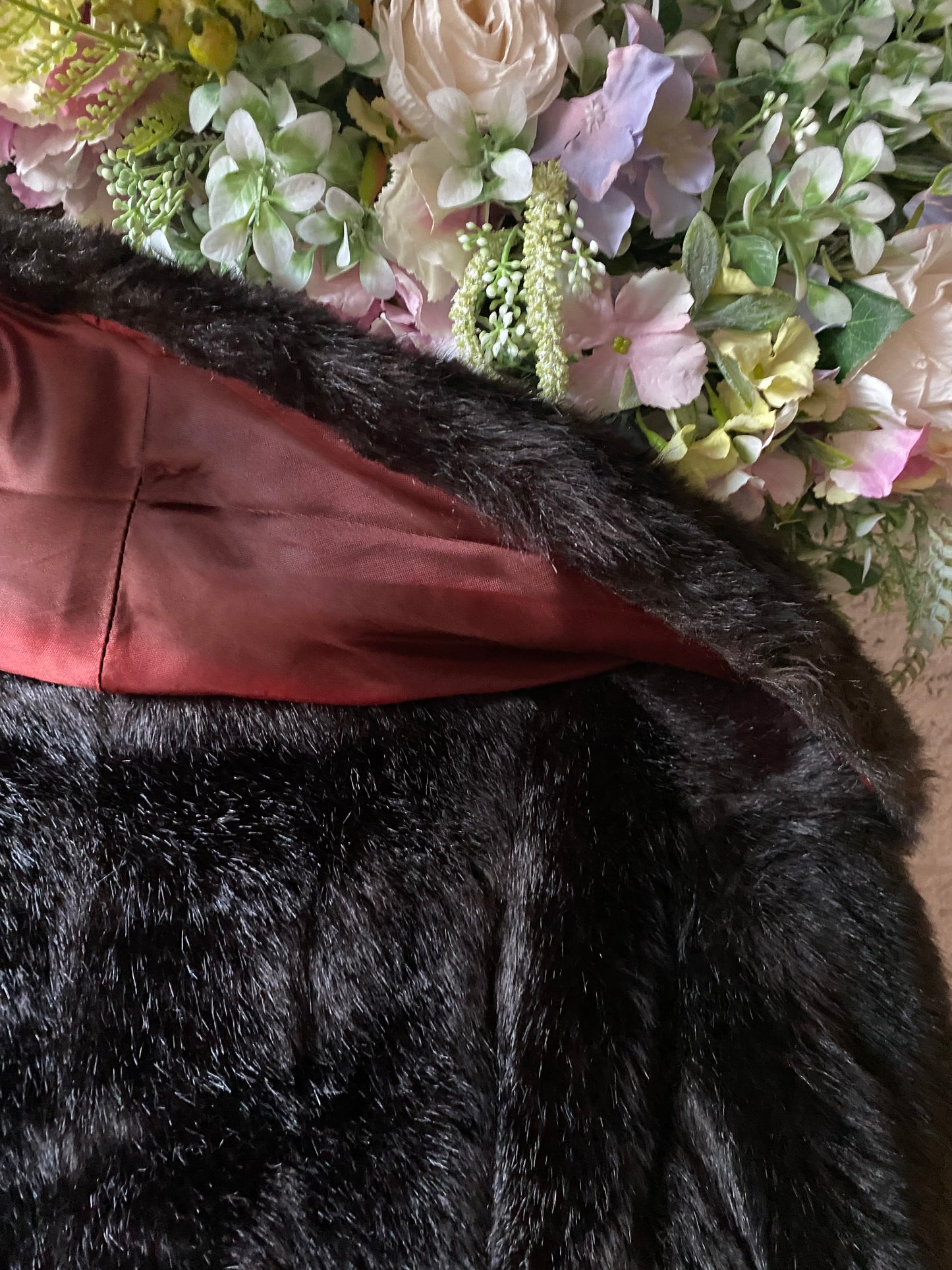 Vintage Bickley faux fur coat