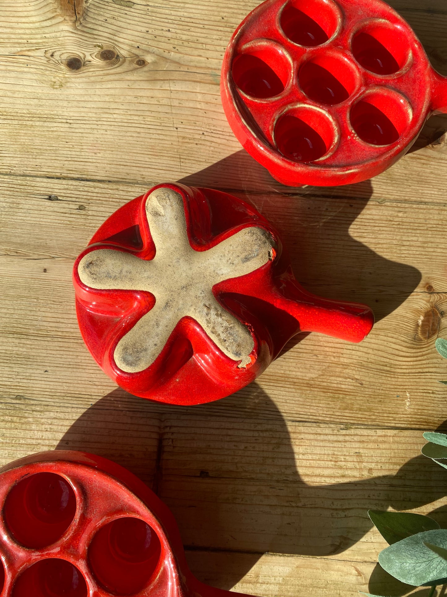 Vintage french escargot dishes