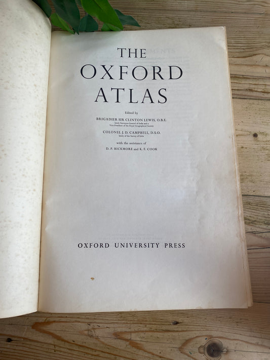 The Oxford Atlas 1956