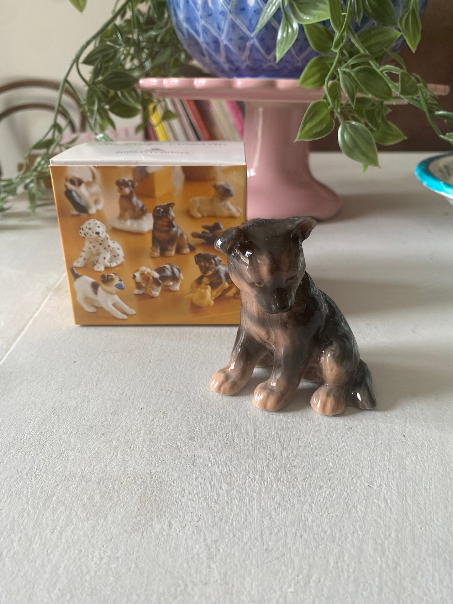 Alsatian puppy figurine by; Royal Copenhagen