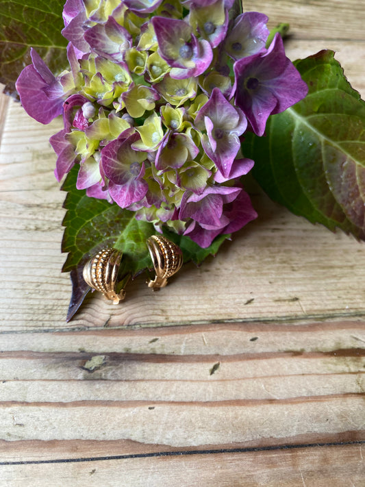 Vintage clip on earrings