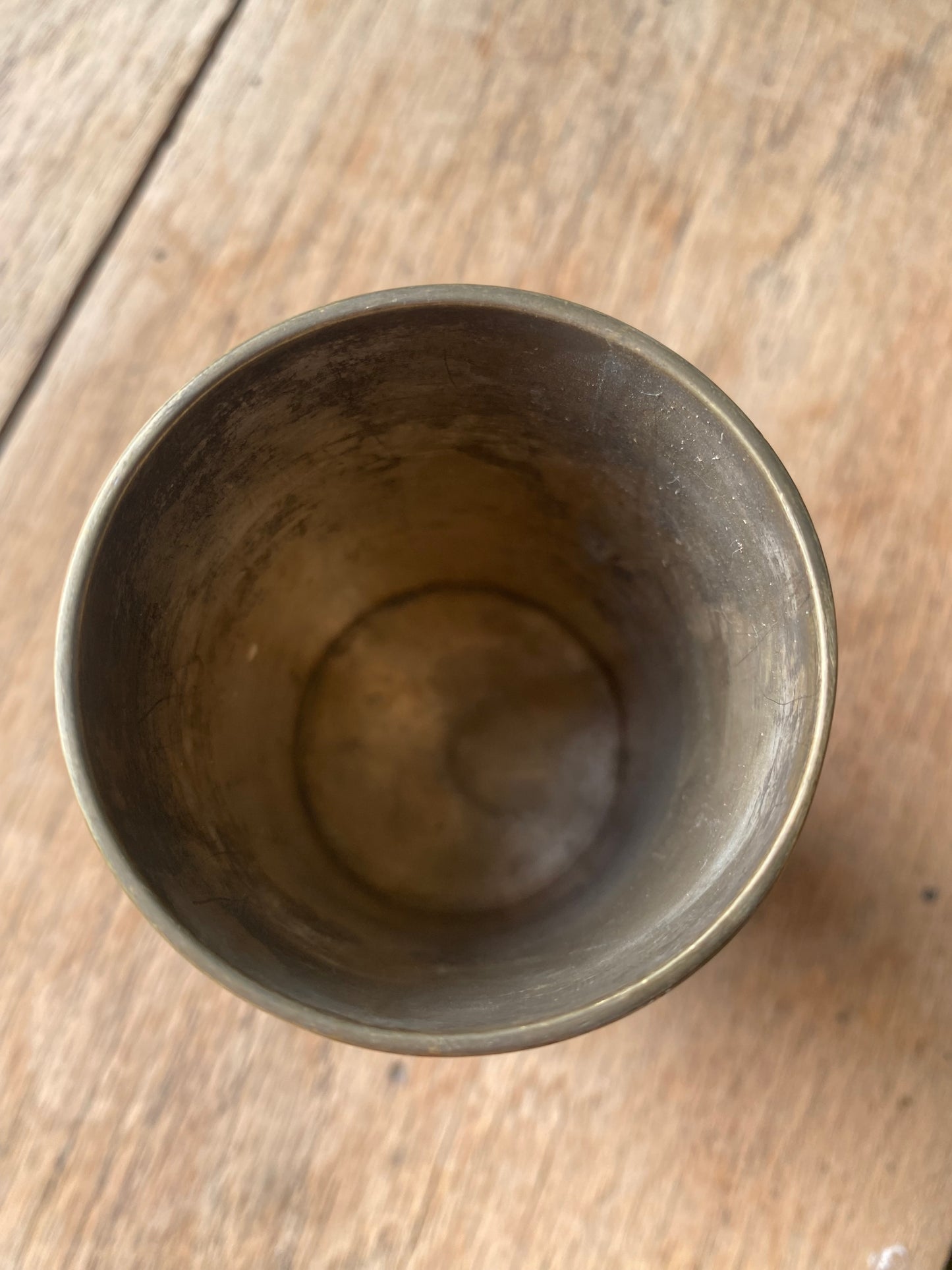 Brass pot