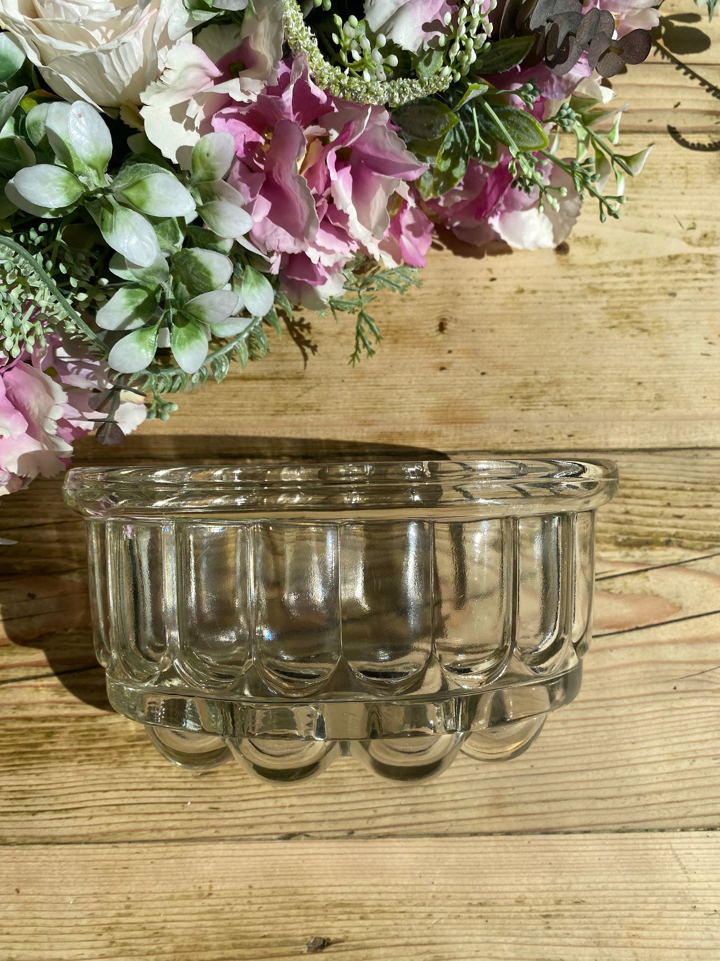 Vintage glass jelly mould