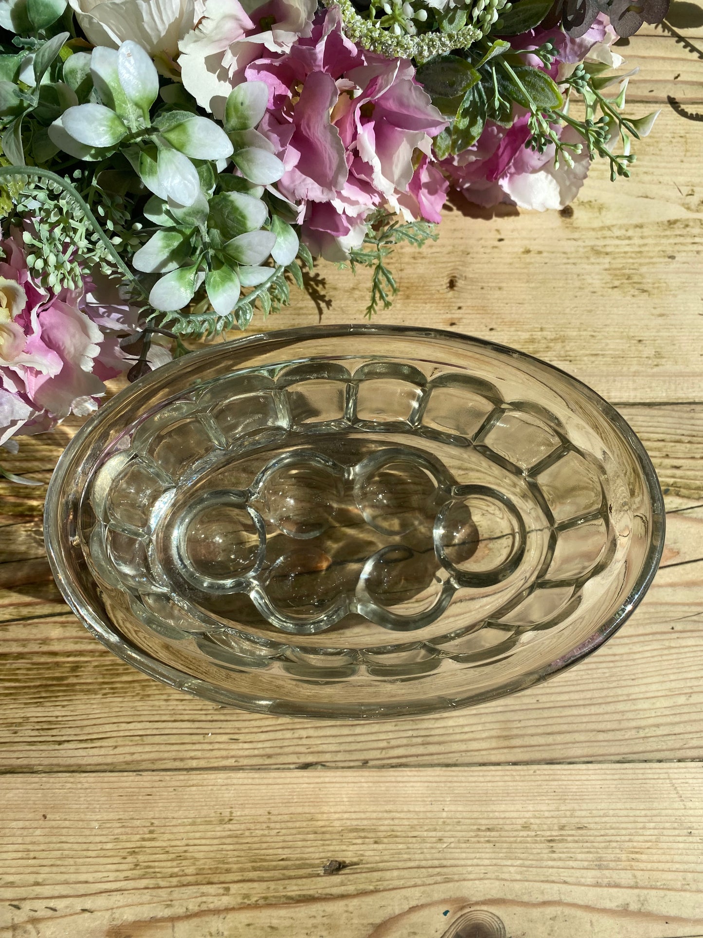 Vintage glass jelly mould