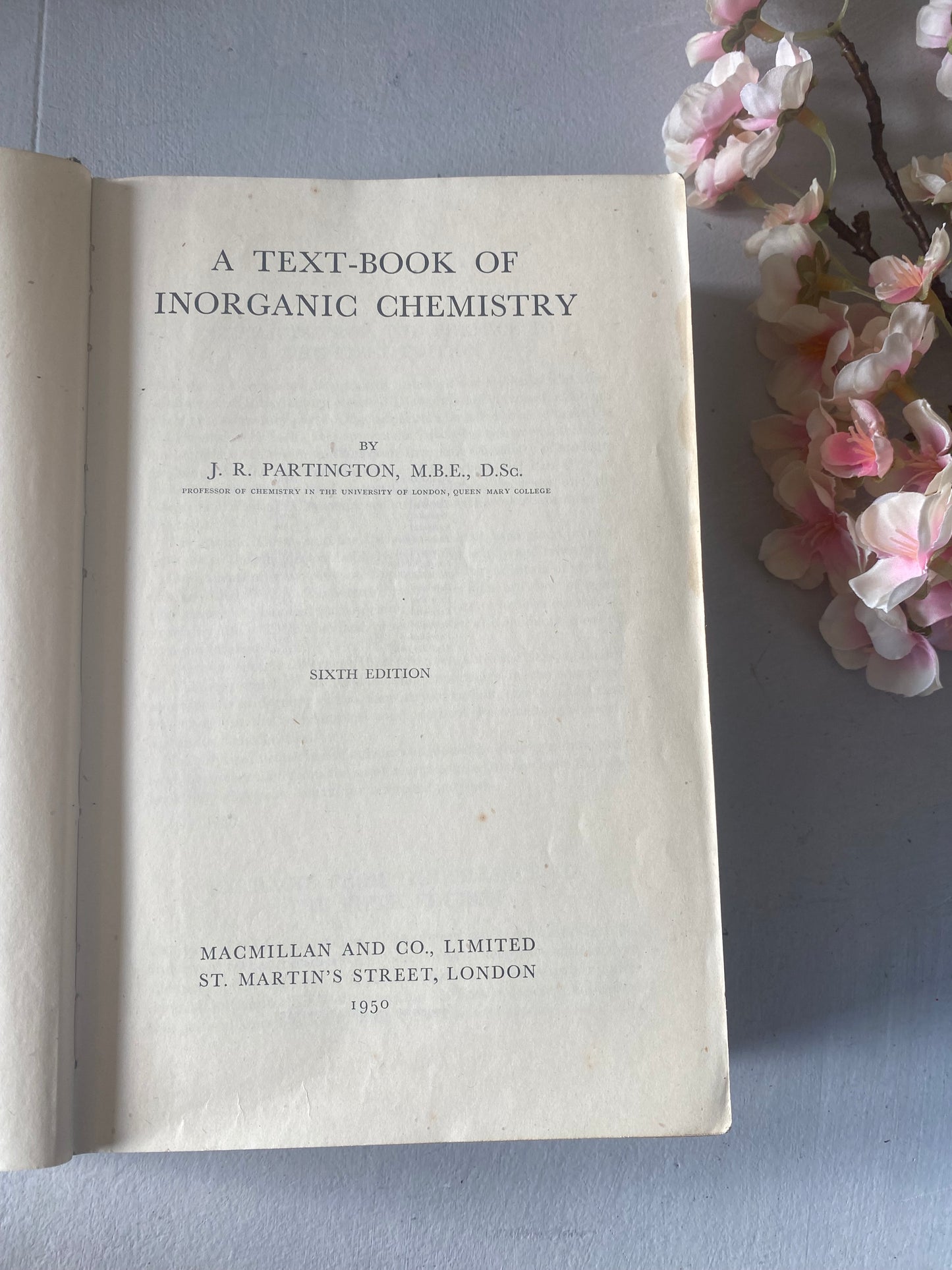 A text-book of Inorganic chemistry