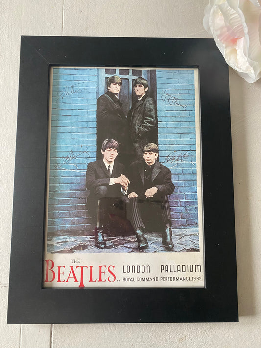 The Beatles London palladium poster 1964