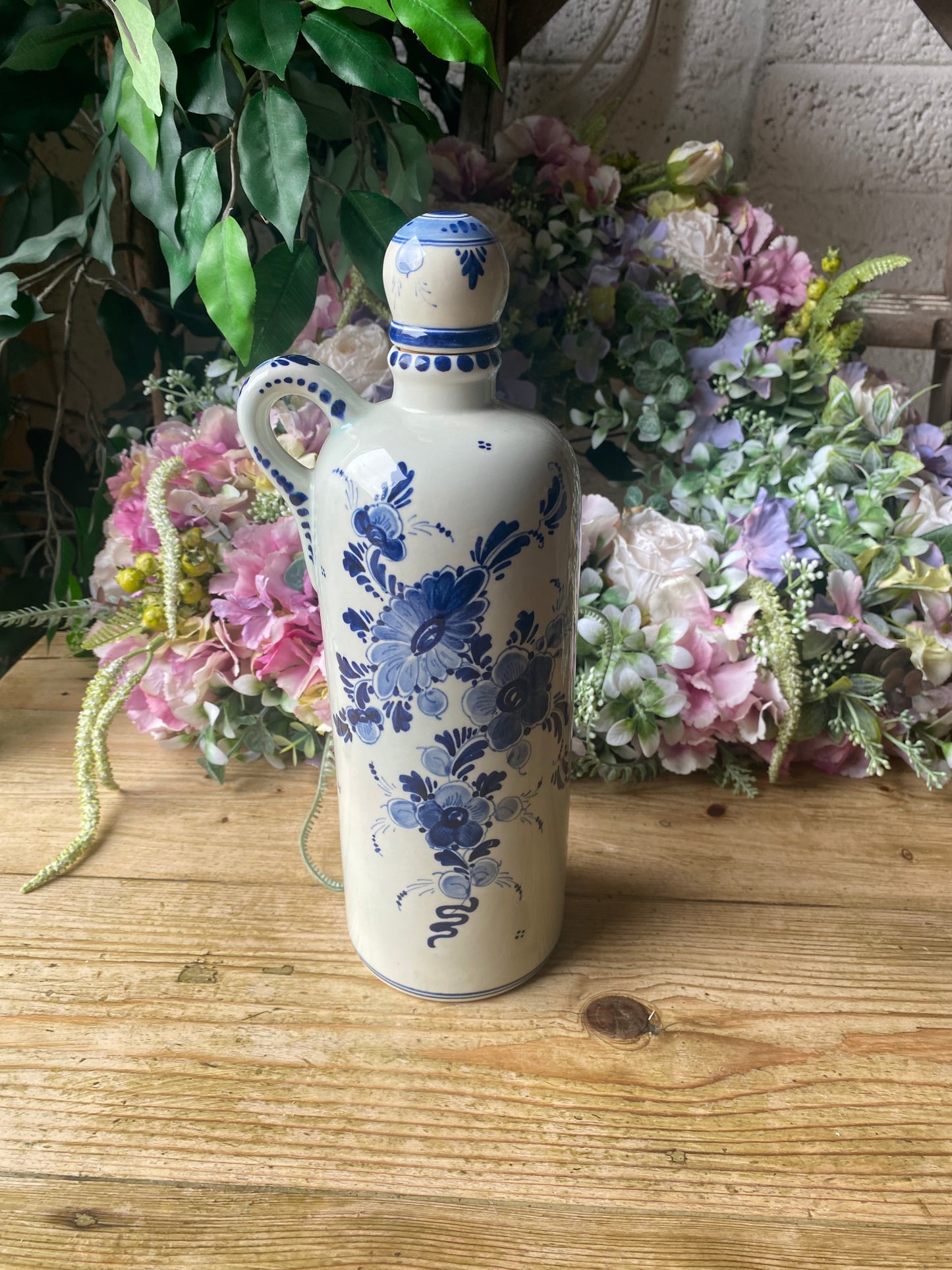 Vintage Delft Holland BOLS jug