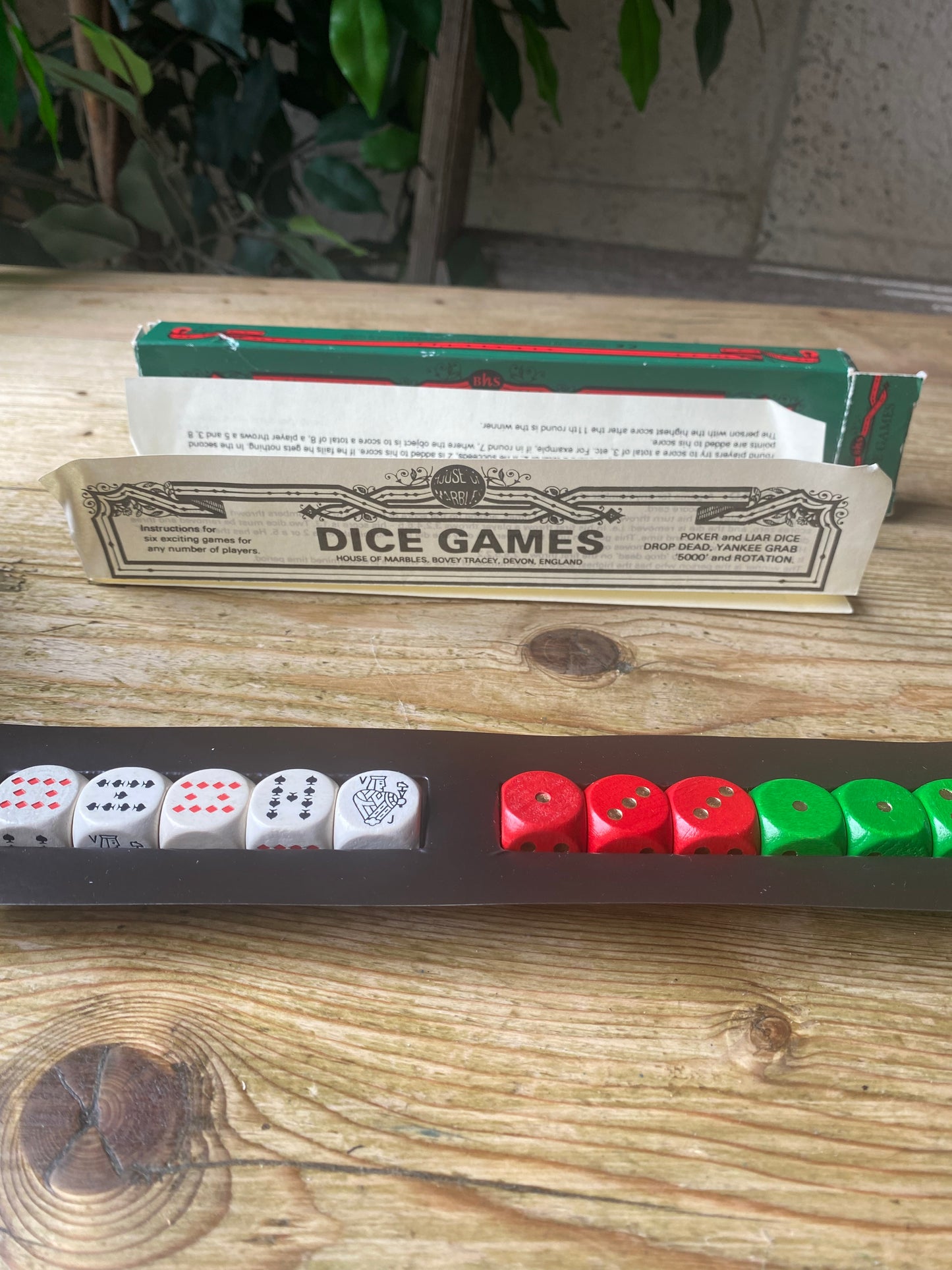 Vintage Dice games