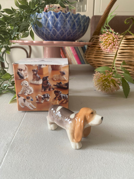 Bassett hound puppy figurine by; Royal Copenhagen