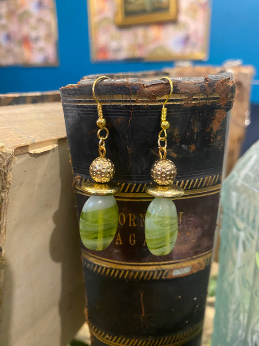 OOAK handmade recycled earrings