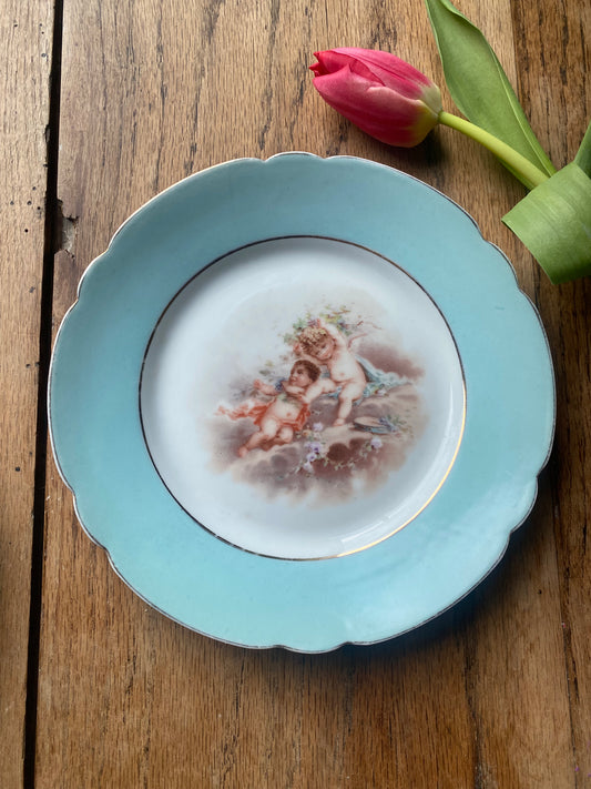 Napoleon III French Cherub Wall Plate