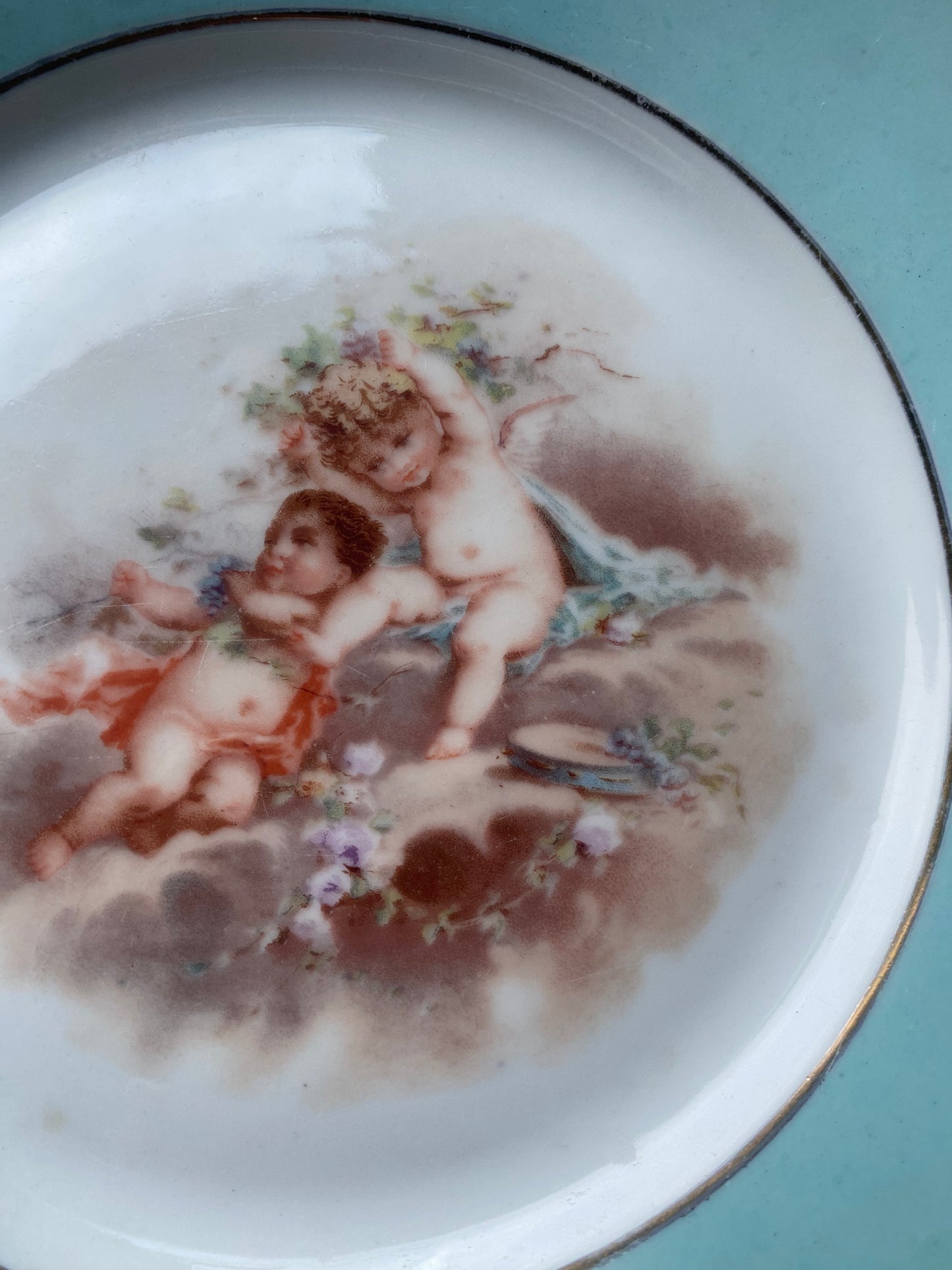 Napoleon III French Cherub Wall Plate